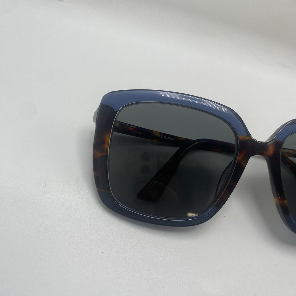 Anne Klein Sunglasses Women FRAME ONLY AK7066 55-18-135 Blue Tortoise 524 - Picture 7 of 16